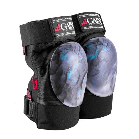 Gain Protection 'The Shield' Hard Shell Knee Pads - Teal Swirl £69.99